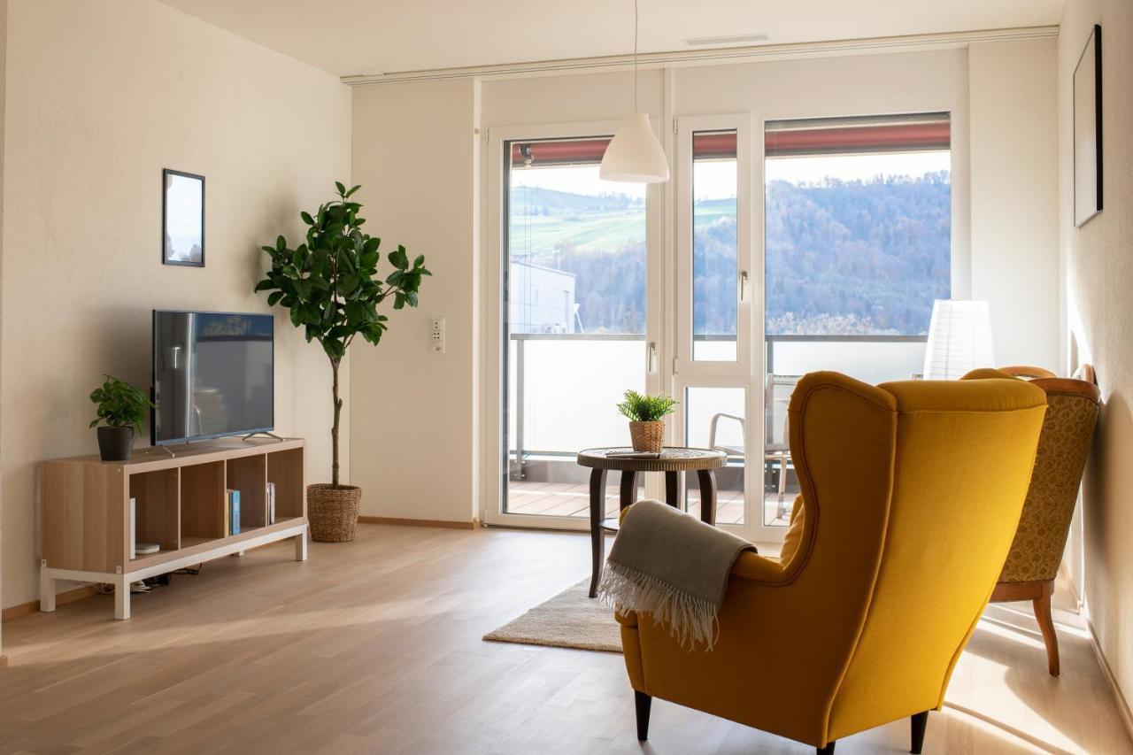 Senevita Dorfmatt Ferienwohnungen Und Apartments Münsingen Buitenkant foto