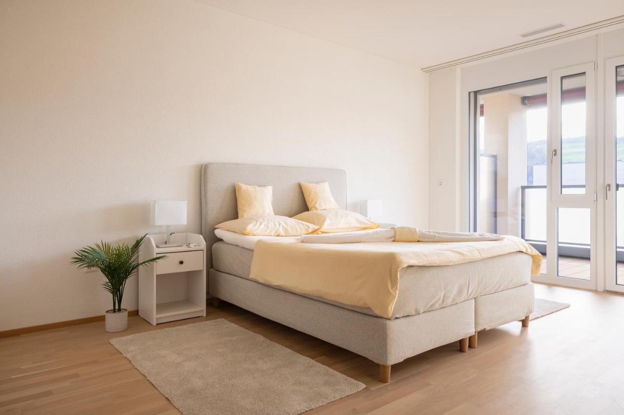 Senevita Dorfmatt Ferienwohnungen Und Apartments Münsingen Buitenkant foto